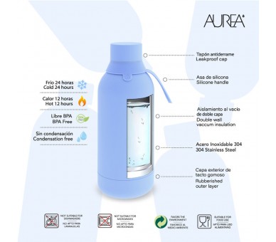 Botella termica Gatos del Cielo 500ml