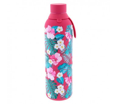 Botella termica Magenta Floral Exotico 710ml