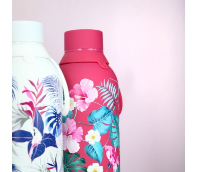 Botella termica Magenta Floral Exotico 500ml