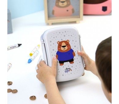 Sandwichera hermetica con placa refrigerante + cajita Oso