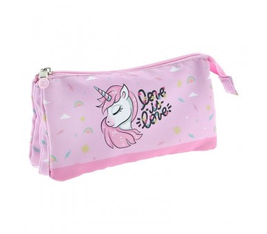 Portatodo Fantasia Unicornio triple