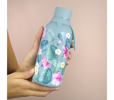 Botella termica Esmeralda Floral Exotico 500ml