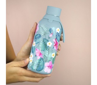 Botella termica Esmeralda Floral Exotico 500ml