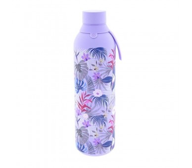 Botella termica Lila Floral Exotico 710ml