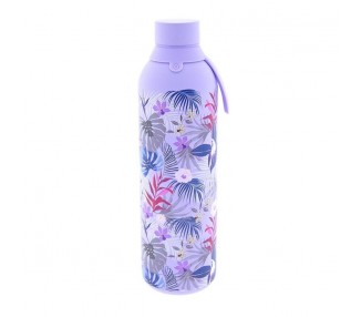 Botella termica Lila Floral Exotico 710ml