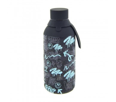 Botella termica Black Urban Graffiti 500ml