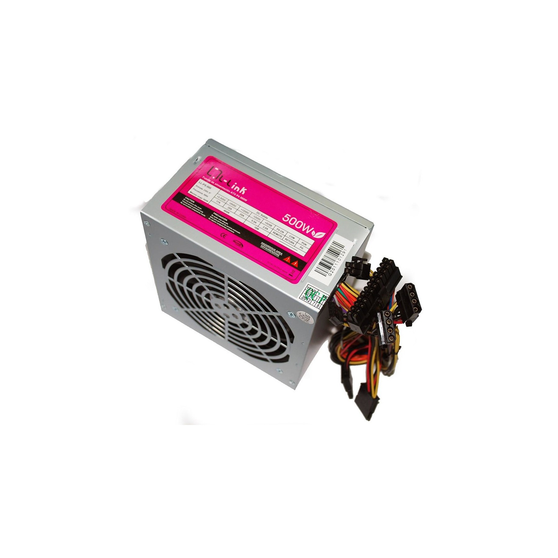 Fuente De Alimentacion Atx 500W L-Link Ll-Ps-500 20/24 12X1