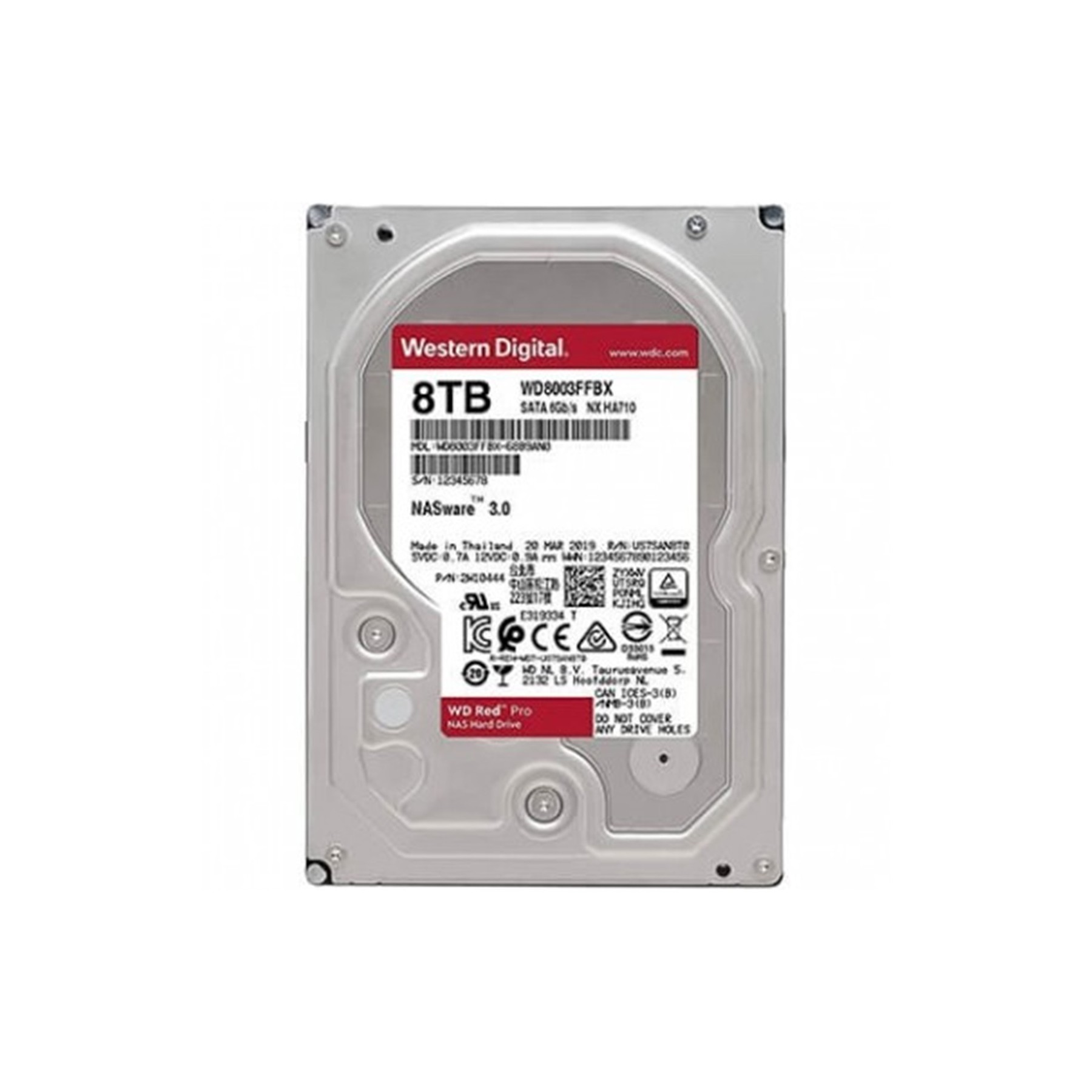 Disco Duro Interno Hdd Wd Western Digital Nas Red Pro Wd8003