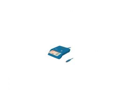 Lector De Dni Y Tarjetas Woxter Pe26-197/ Azul/ Usb 2.0