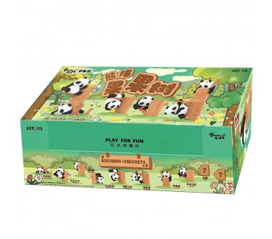 Figura sorpresa Fruit Tree Climbing Panda Roll surtido
