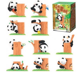 Figura sorpresa Fruit Tree Climbing Panda Roll surtido
