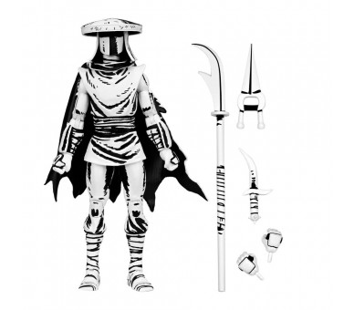 Figura Elite Guard Black & White Teenage Mutant Tortugas Ninja 18cm