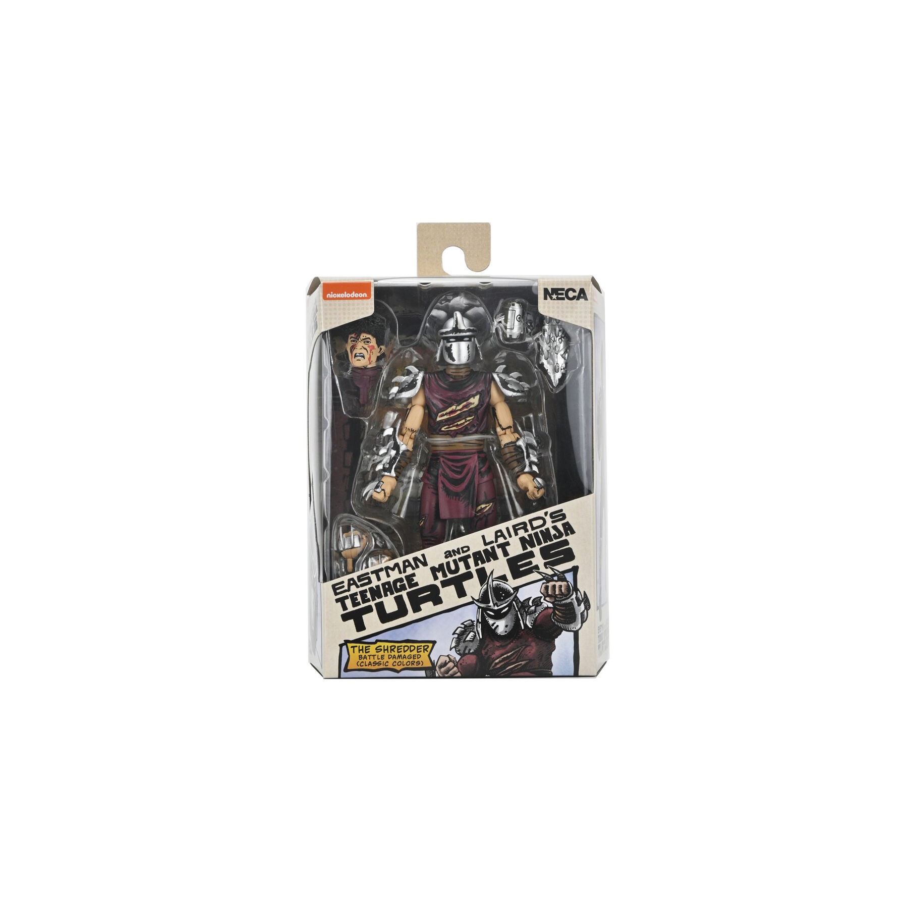 Figura The Sheredder Battle Damaged Teenage Mutant Tortugas Ninja 18cm