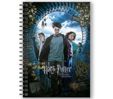 Cuaderno A5 3D Harry Potter y el Prisionero de Azkaban Harry Potter