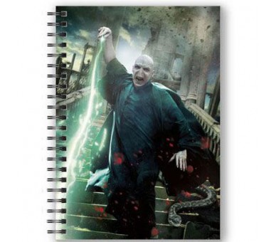 Cuaderno A5 3D Voldemort Harry Potter