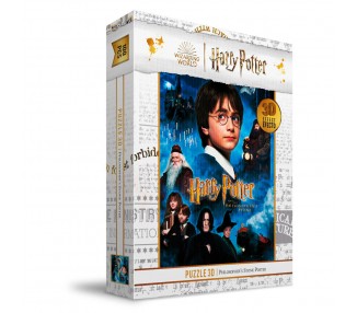 Puzzle Efecto 3D Piedra Filosofal Harry Potter 100pzs
