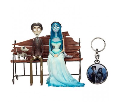 Figura + Llavero metalico La Novia Cadaver