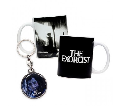 Taza + Llavero metalico El Exorcista