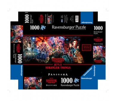 Puzzle panorama Stranger Things 1000pzs