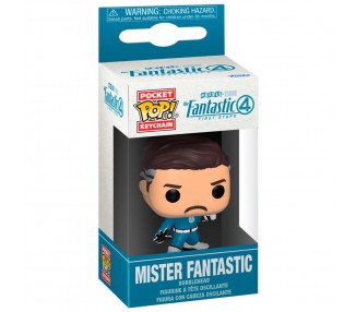 Llavero Pocket POP Marvel Los 4 Fantasticos Mister Fantastic