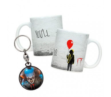 Taza + Llavero Pennywise IT