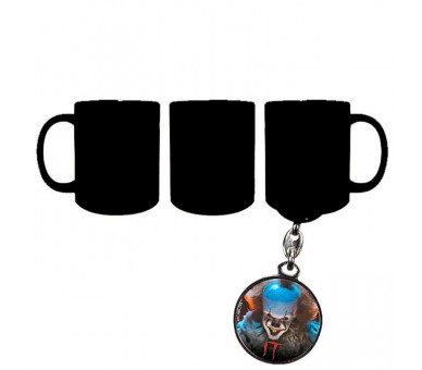 Taza + Llavero metalico Bienvenidos a Derry IT