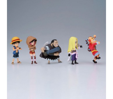 Figura world collectable Sabaody Island the Worst Generation One Piece 8cm surtido