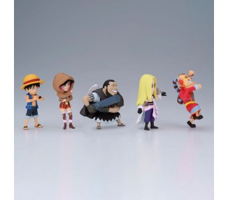 Figura world collectable Sabaody Island the Worst Generation One Piece 8cm surtido