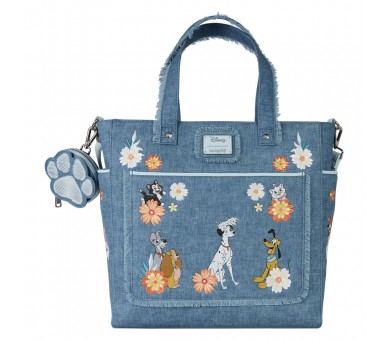 Bolso Mochila + Monedero Denim Disney Loungefly