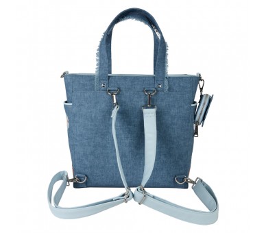 Bolso Mochila + Monedero Denim Disney Loungefly