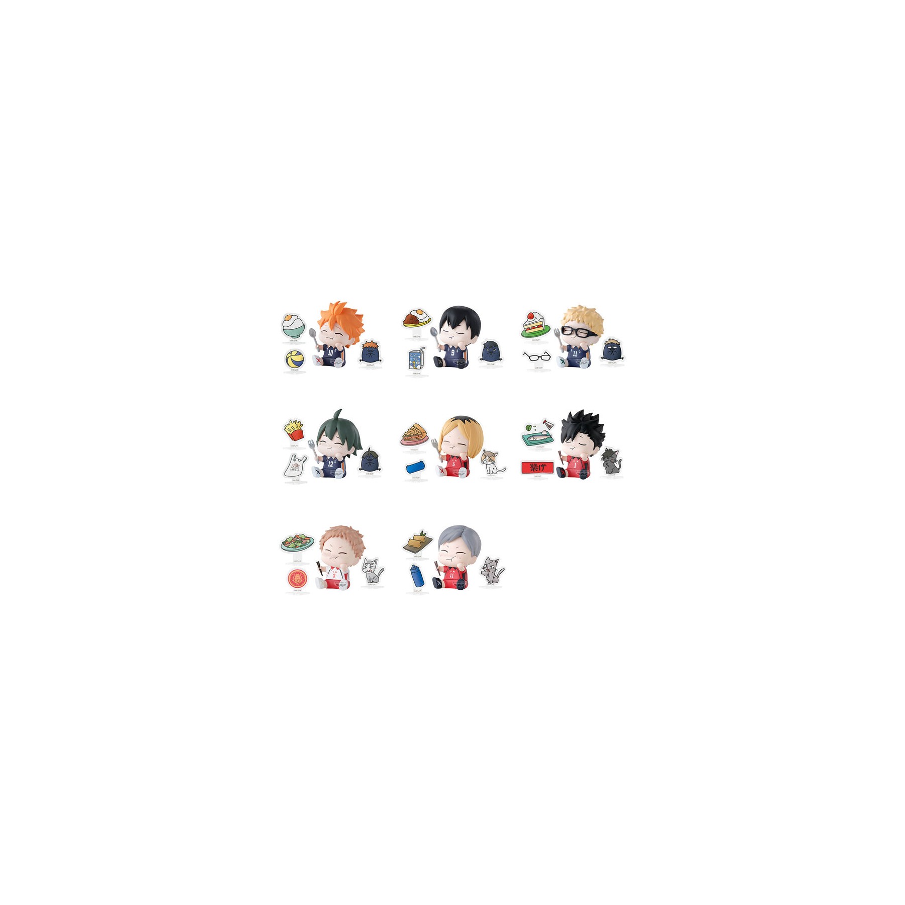 Figura Happy Haikyu!! 6cm surtido