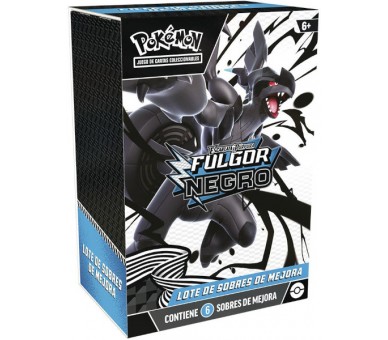 POKEMON JUEGO DE CARTAS ESCARLATA Y PUPURA LOTE SOBRES MEJORA: FULGOR NEGRO (ESP)