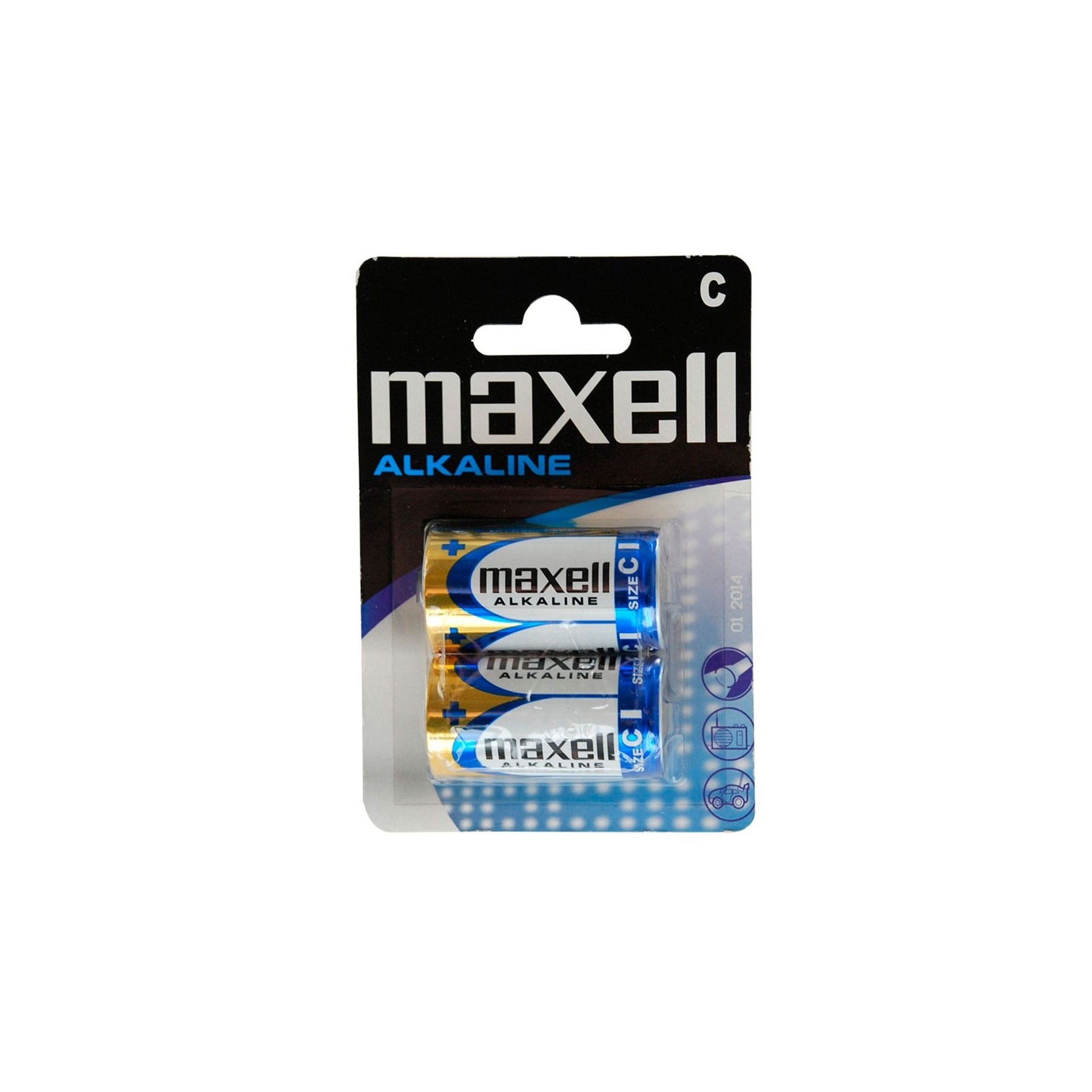Pila Alcalina Maxell Lr14 C (Pack 2)