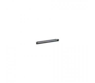 Patch Panel Vacio Cat.6 Apantallado 24 Puertos Keystone 1U