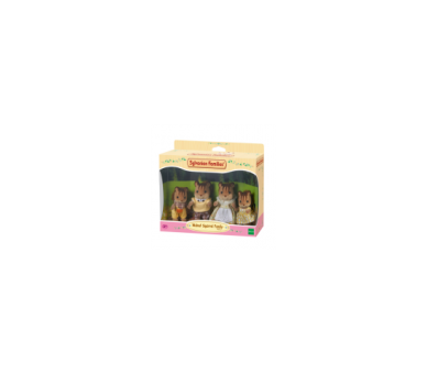 Familia ardillas de la nuez