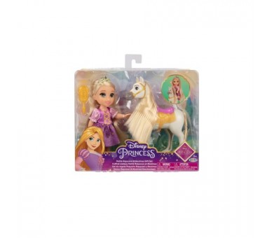 Muñeca Rapunzel + Maximus Enredados Disney 15Cm
