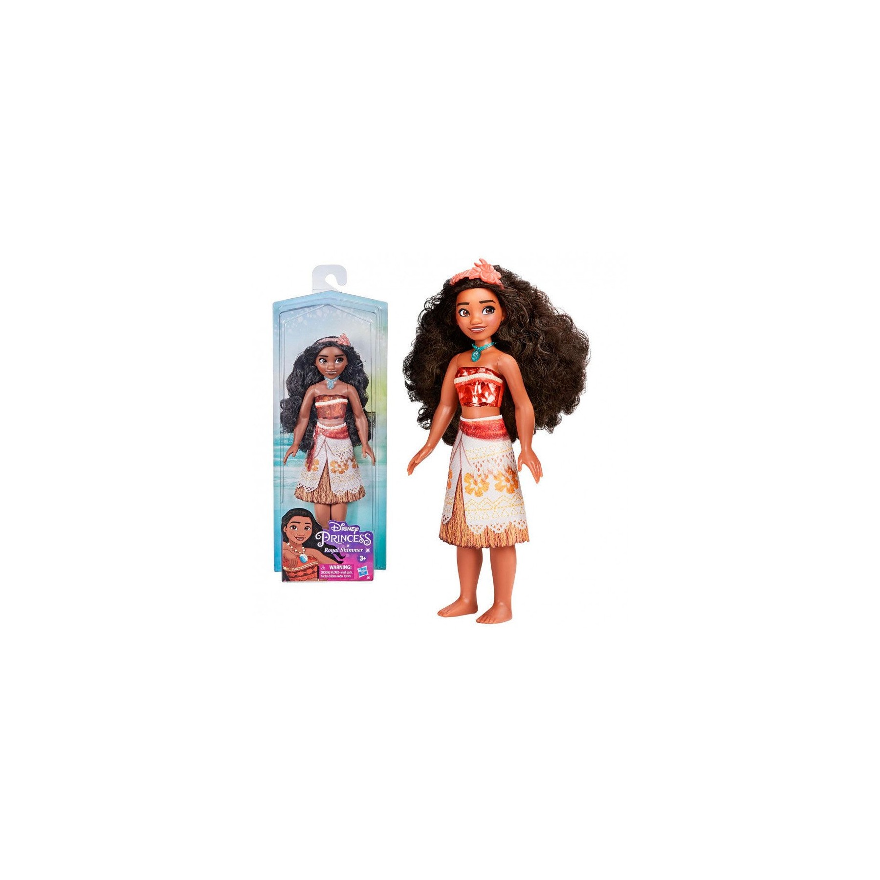 Muñeca Brillo Real Moana Vaiana Disney
