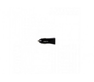 Cargador 2Xusb Approx Coche Negro