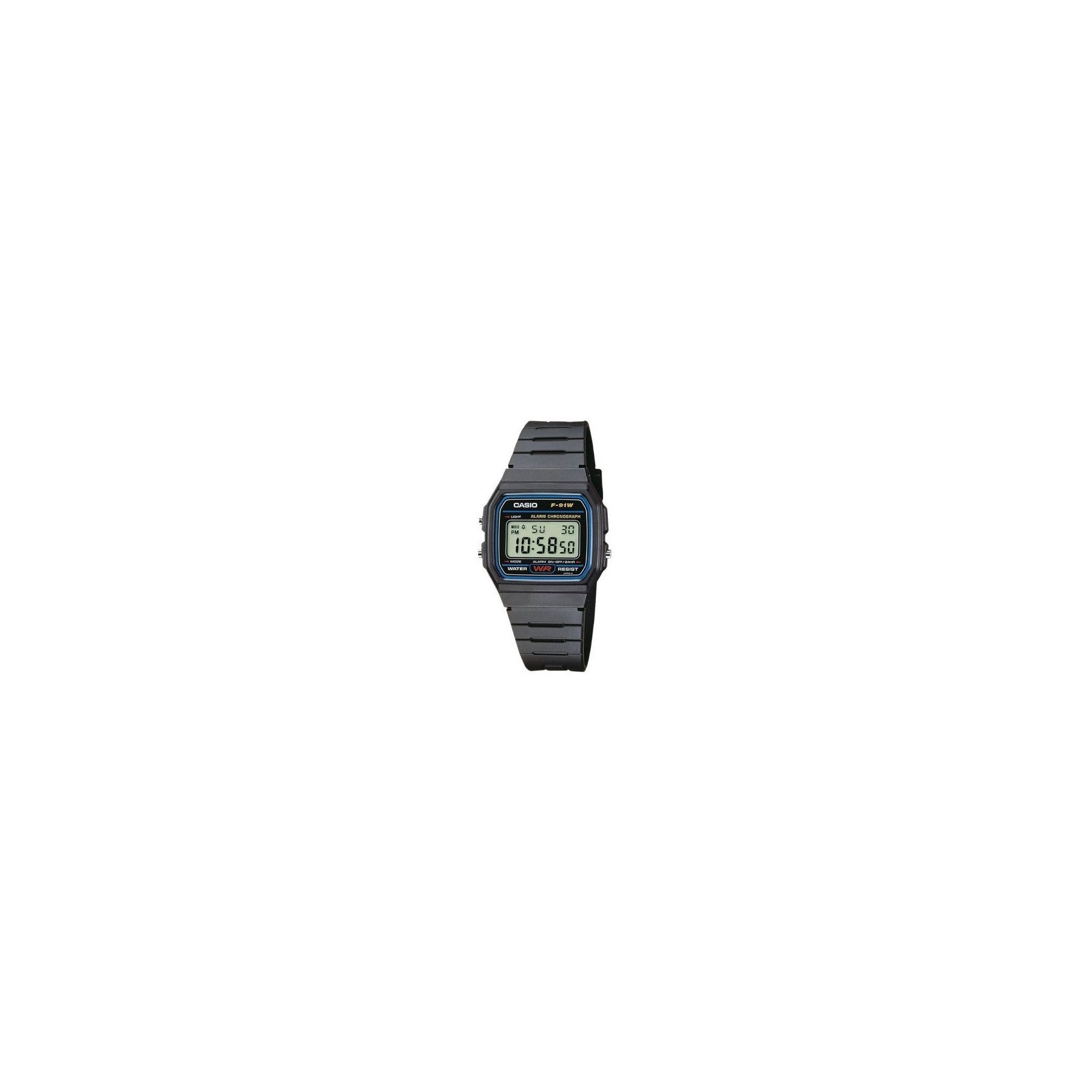 Reloj Digital Casio Collection Men F-91W-1Yeg/ 38Mm/ Negro