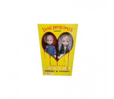 Set 2 Muñecos Chucky And Tifanny Living Dead Dolls 25Cm