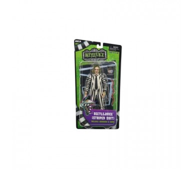 Figura Beetlejuice 1988 Black And White Striped Suit Beetlej