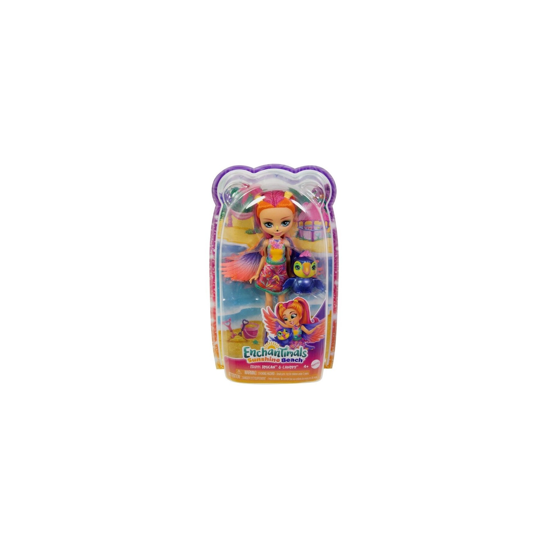 Muñeca Trippi Toucan Sunshine Beach Enchantimals