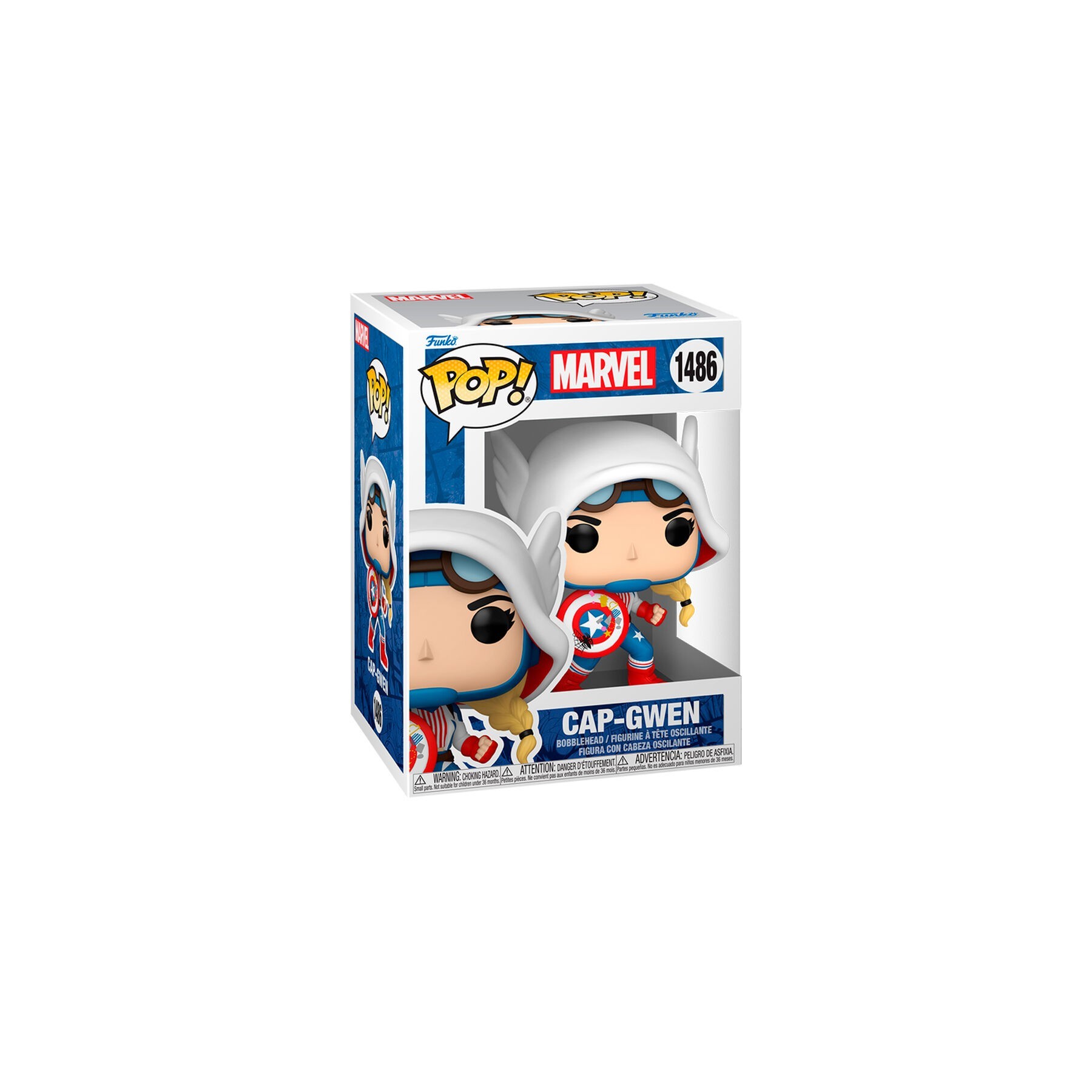 Figura Pop Marvel Cap-Gwen