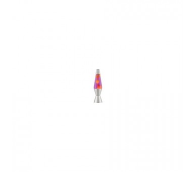 Lampara De Lava Classica 2125Eu Cera De Color Naranja Liquid