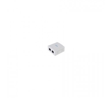 Roseta De Superficie Categoria 5E 2 Hembras Rj45 Color Blanc