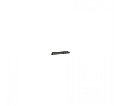 Patch Panel 48 Puertos Categoria 6 Apantallado  1U Color Neg