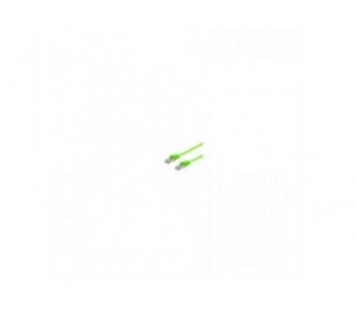 Latiguillo Apantallado Cat.6A U/Ftp Plano Lsoh 0.5M Color Ve