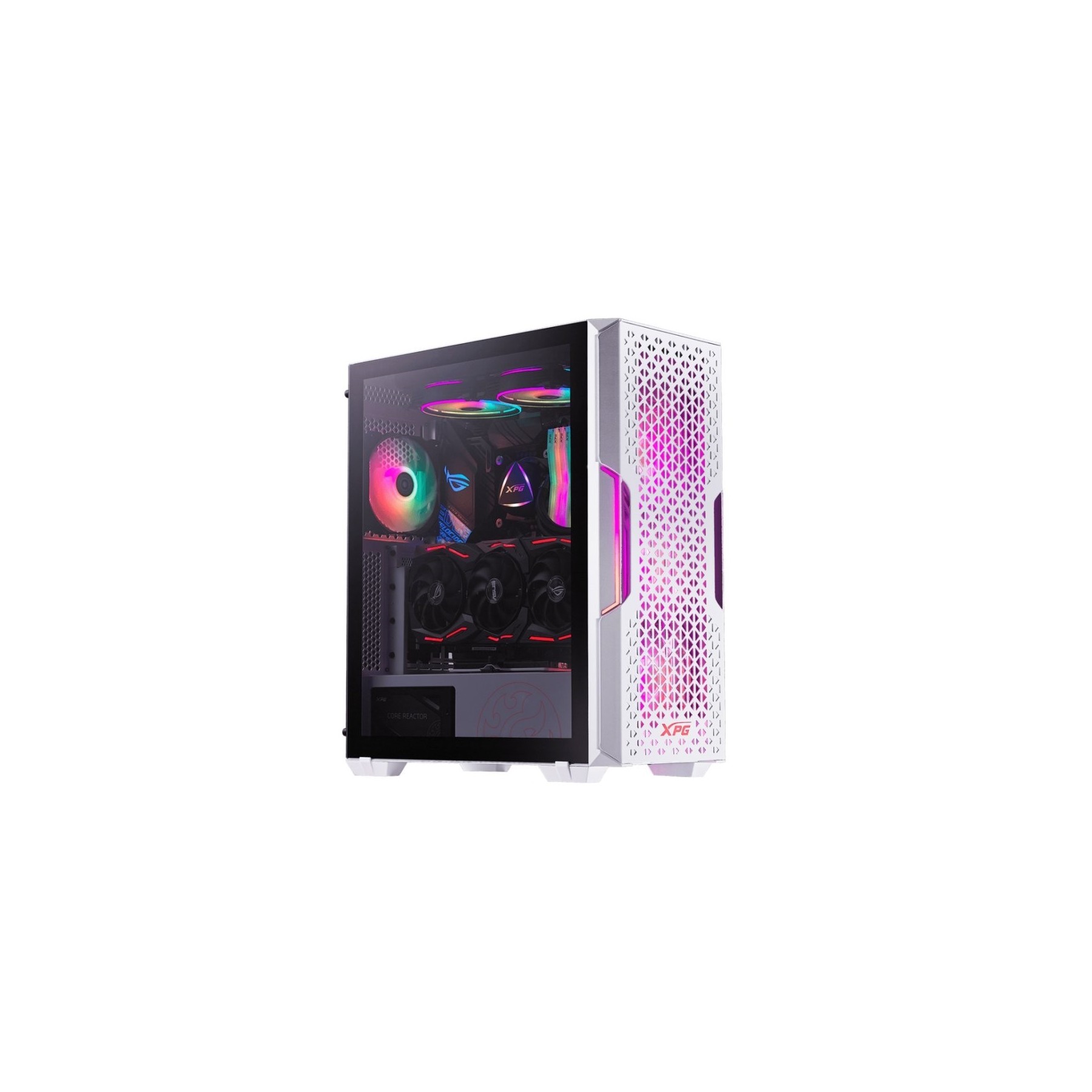 Caja Gaming Xpg Starker Air Atx 2Xusb Sin Fuente Blanco