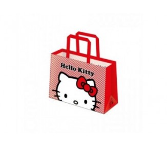 Hello Kitty - Bolsa Reusable 44X33X16 Peeking