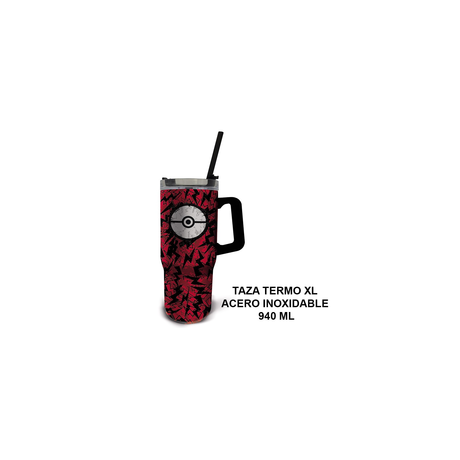 Pokmon - Taza Termo Xl Acero Inoxidable 940 Ml Thunderstruck